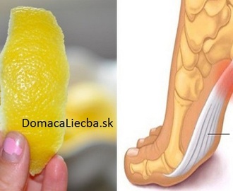 Tento trik s citrónovou kôrou odstráni bolesti a zápaly kĺbov, šliach a väzov