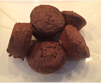 Choklad muffins utan mjöl