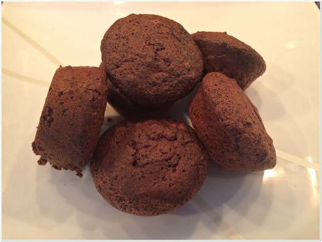 Choklad muffins utan mjöl