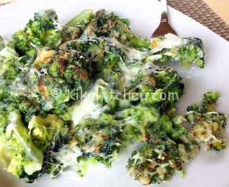Broccoli gratinati con besciamella