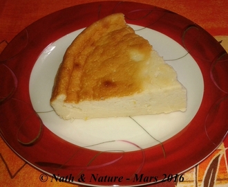 Gâteau léger au fromage blanc version healty {sans matières grasses, sans sucre raffiné}