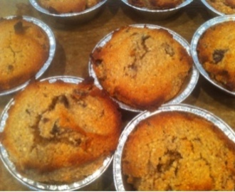 Paleo muffins med smak av mandel och kanel