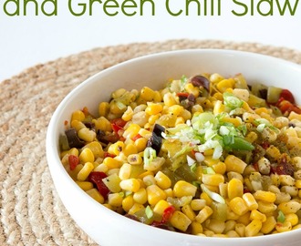 Sweet Corn and Green Chili Slaw