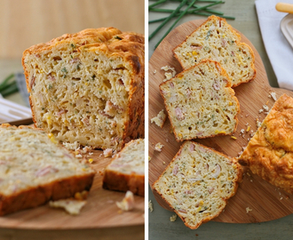 Cheesy mielie and bacon bread