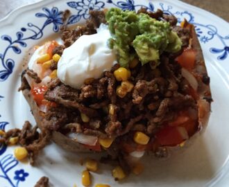Gepofte zoete aardappelen Mexican Style! | Recept