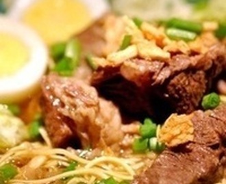 Pinoy Beef Mami (Beef Noodle Soup) Recipe
