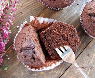 Muffinki czekoladowe z mąki gryczanej