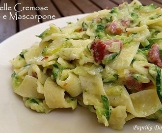 Tagliatelle Cremose Zucchine e Mascarpone (ricetta veloce!)