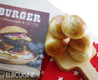 “Burger – Homemade Fast Food” – ein geniales Buch mit einem super-einfachen Rezept für Buns