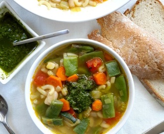 Sopa Francesa de Verduras (Soupe au Pistou)