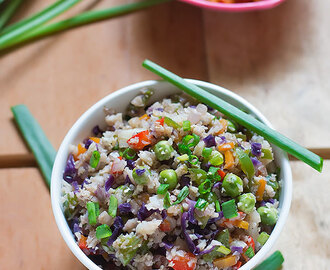Cauliflower Fried Rice Recipe – Faux or Mock Fried Rice