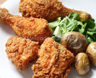 Receta de pollo estilo Kentuky, o cómo imitar el rebozado KFC®