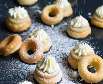 Mini donut semlor