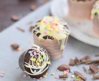 Zum Kindertag: Schoko Cheesecake Muffins
