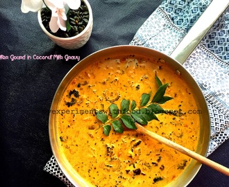 Bittergourd in Coconut milk Gravy/ Pavakka Paal Curry