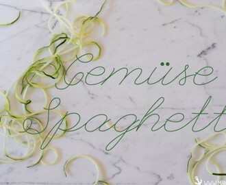 Rawfidelity…vegane Zucchinispaghetti mit Pesto