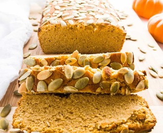 Sugar-free Pumpkin Bread (Low Carb, Paleo)