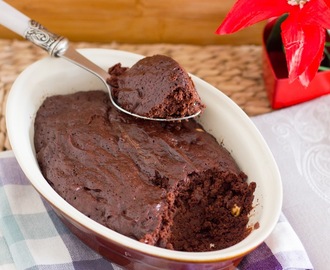 Brownie rápido en 5 minutos, receta para microondas