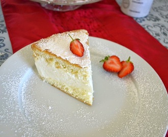 Ciasto z pianką kokosową (bez laktozy)  - Sponge Cake with Coconut Cream (lactose free)