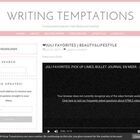 Writing-Temptations
