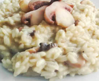 Recette risotto aux champignons au cookeo