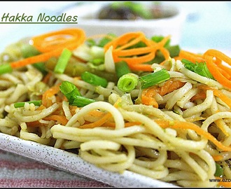 Veg Hakka Noodles Recipe | Ezcookbook