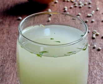Lemon Barley Drink - Cooling Summer Drink Recipe