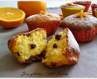 Muffin all’arancia senza glutine