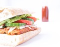 veganes Sandwich mit selbstgemachter BBQ-Soße