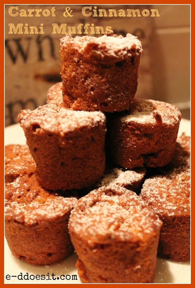 Carrot & Cinnamon Mini Muffins