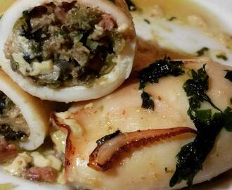 Calamari ripieni al forno, Ricetta Facile & Leggera
