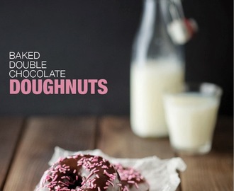 Baked Double Chocolate Doughnuts: Bring out your Valentine's Happy Dance with these tasty treats