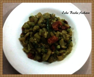 Laau er Ghanto | Lau ki Sabji | Bottle Gourd Curry (Dry)