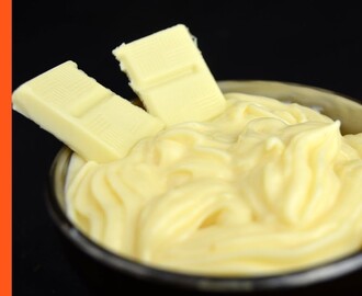 Imagen: Crema de chocolate blanco para rellenar o decorar tartas | Recetas ...