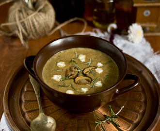 Zupa-krem z grzybów leśnych (podgrzybków)