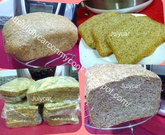 Pan de salvados y gluten Julycar  (versión simple)