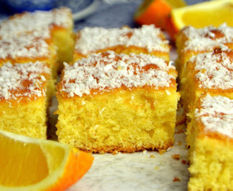 Ucierane ciasto pomarańczowe