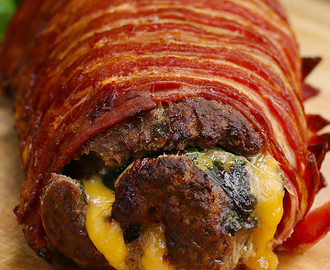 Behold: The Bacon-Wrapped Burger Roll