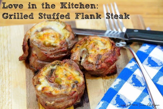 Grilled Stuffed Flank Steak on Day 2 of #KickOffToSummerWeek2014