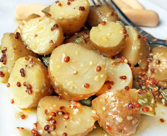 Ensalada de patatas a la mostaza