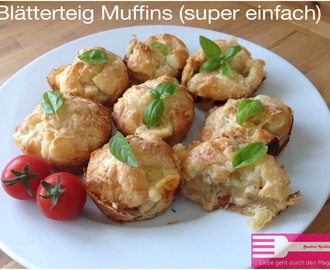 Blätterteig Muffins (super einfach)