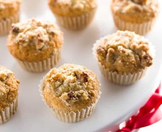 Low Carb Muffins with Vanilla Bean & Walnuts (Paleo, Gluten-free)