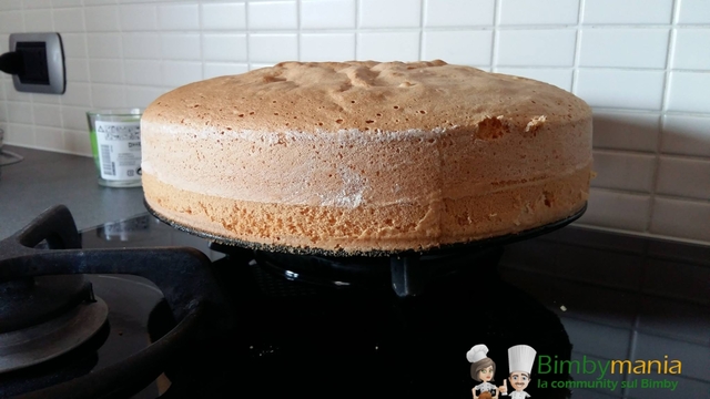 Pan di spagna Bimby super per teglia 26 cm