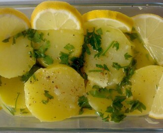 Patatas al limón, receta fácil paso a paso