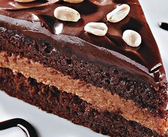 Receita de Bolo de amendoim e chocolate, aprenda como fazer essa delicia, simples e fácil de amendoim com chocolate.
