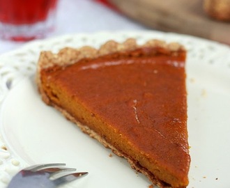 Pumpkin pie czyli tarta dyniowa, ale w dużo zdrowszej wersji :)