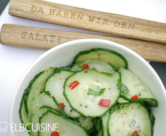 Mein neuer Liebling: asiatischer Gurken-Salat – erfrischend, lecker, schnell und gesund!