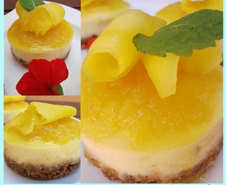 Cheesecake con gelatina de Mango y Lima!