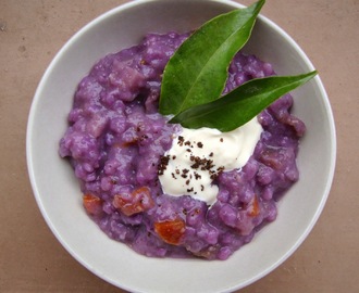 Violette Gersten-Karotten-Suppe aus dem Slow Cooker