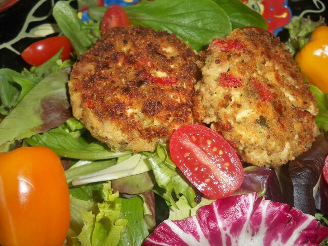 Sicily, Leftovers, and Chicken Cakes